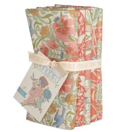 Tilda Songbird Fabric | Fat Quarter Bundle Coral