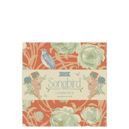 Tilda Songbird Fabric | Charm Pack, 5" Squares