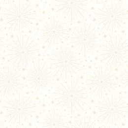 Tiny Tonals Lewis & Irene Fabric | Starburst Cream On Cream