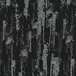 9.5oz Washed Denim Fabric | Textured Finish - Black