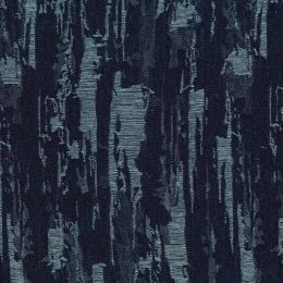 9.5oz Washed Denim Fabric | Textured Finish - Dark Blue