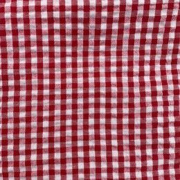 Classic Seersucker Fabric | Red
