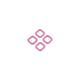 Four Tula Pink 1/2in Rectangle Rings | Sallie Tomato