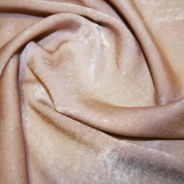 Silk Touch Velvet Satin Fabric | Mink