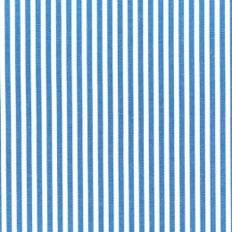Berkshire Linen Blend Yarn Dyed Stripe Fabric, 5mm | Royal Blue