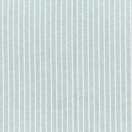 Berkshire Linen Blend Yarn Dyed Stripe Fabric, 9mm | Silver