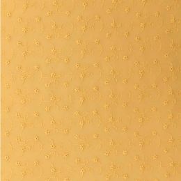 Cotton Voile Floral Embroidery Fabric | Yellow