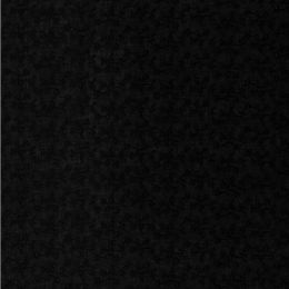 Cotton Voile Floral Embroidery Fabric | Black