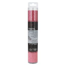 OESD Luxe Sparkle Vinyl Fabric, 8" x 20" | Pink