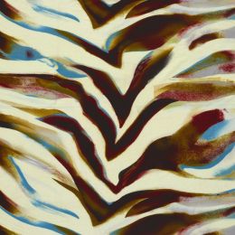 Viscose Jersey Fabric | Digitally Printed Zebra Natural
