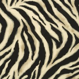 Viscose Jersey Fabric | Digitally Printed Zebra Beige