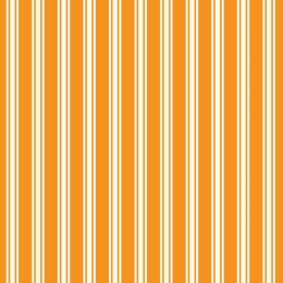 Transylvania Glow Lewis & Irene Fabric | Terrifying Ticking Stripe Halloween Orange (Glow)