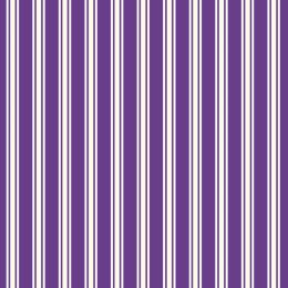 Transylvania Glow Lewis & Irene Fabric | Terrifying Ticking Stripe Spooky Purple (Glow)