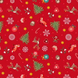 Christmas In Bluebell Wood Lewis & Irene | Scattered Festival Red