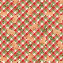 Celtic Christmas Lewis & Irene | Highlands And Holly Festive Gingham