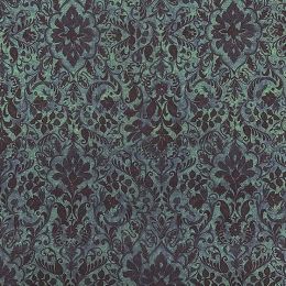Cotton Lawn Digital Print | Damask Blue