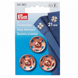 21mm Rose Gold Metal, Snap Fasteners | Prym