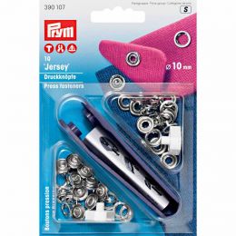 10mm Silver, Jersey Ring Press Fasteners & Tool | Prym