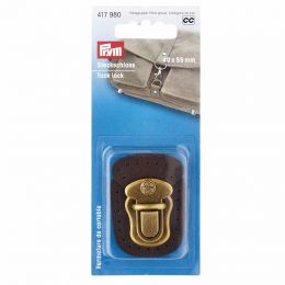 Tuck Lock Leather Brown | Prym