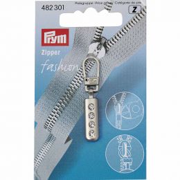 Prym Zip Puller | Rhinestones Silver