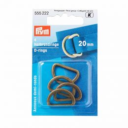 D Rings 20mm | Antique Brass | Prym