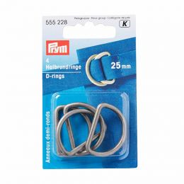 D Rings 25mm | Antique Silver | Prym