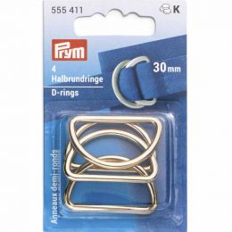 D Rings 30mm | New Gold | Prym