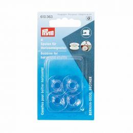 Bobbins For Horizontal Shuttle, 21.2mm - Plastic | Prym