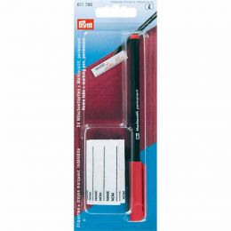 Laundry Marking Set, 24 Iron On Tabs & Pen - Red | Prym