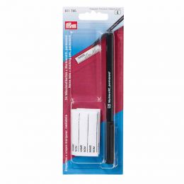 Laundry Marking Set, 24 Iron On Tabs & Pen | Prym