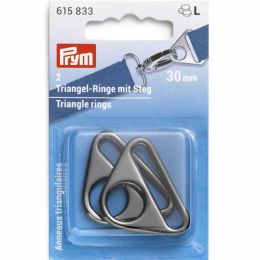 Triangle Rings 30mm | Gunmetal Grey | Prym