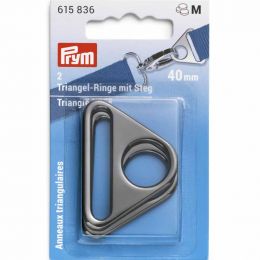Triangle Rings 40mm | Gunmetal Grey | Prym