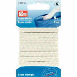 Super Elastic, 7mm White - 5m | Prym