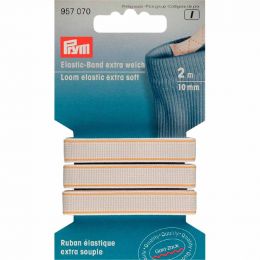 Loom Elastic Extra Soft, 10mm White | Prym