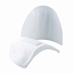 Set-In Shoulder Pads | Hook & Loop Fasten | Any Clothing | S, White | Prym