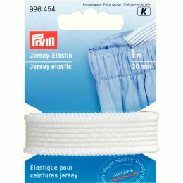 Jersey Elastic | 20mm x 1m - White | Prym