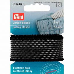 Jersey Elastic | 30mm x 1m - Black | Prym