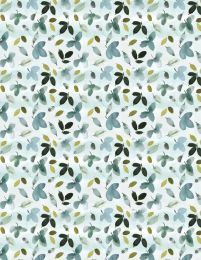 Enchantment Fabric | Leaf Toss Teal