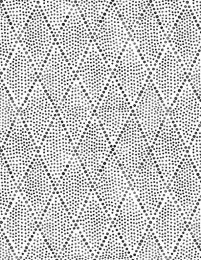 Diamond Dots Extra Wide Fabric | White/Black