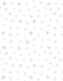Blissful Fabric | Floral Foulard White