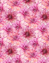 In Bloom Fabric | Packed Floral Pink