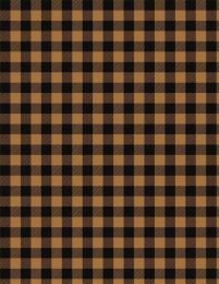 Down By The Lake Fabric | Buffalo Check Brown