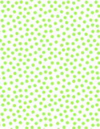 On The Dot Fabric | Green On White