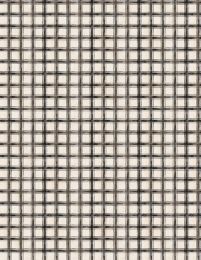Proud Rooster Fabric | Plaid Ivory/black