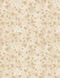 Gnome & Garden Fabric | Leaf Toss Cream