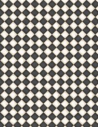Coffee Always Fabric | Checks Black
