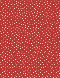 Coffee Always Fabric | Dots Red