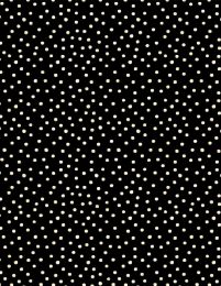 Coffee Always Fabric | Dots Black