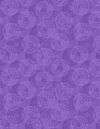 Circle Burst Fabric | Grape
