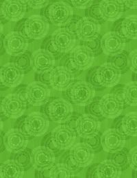 Circle Burst Fabric | Lime